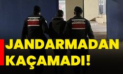 Jandarmadan kaçamadı!