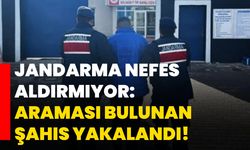 Jandarma nefes aldırmıyor: Araması bulunan şahıs yakalandı!