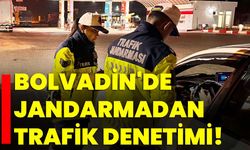 Bolvadin'de jandarmadan trafik denetimi!