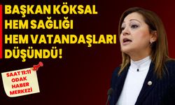 Başkan Köksal hem sağlığı hem vatandaşları düşündü!