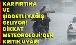 Kar, Fırtına Ve Şiddetli Yağış Geliyor! Dikkat Meteoroloji’den Kritik Uyarı