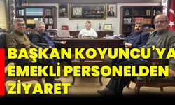 Başkan  Koyuncu’ya emekli personelden ziyaret