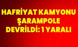 Hafriyat Kamyonu Şarampole Devrildi: 1 Yaralı