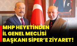 MHP Heyetinden İl Genel Meclisi Başkanı Siper’e Ziyaret!