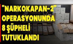 "Narkokapan-2" operasyonunda 8 şüpheli tutuklandı