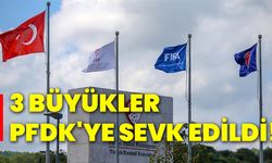 3 büyükler, PFDK'ye sevk edildi!