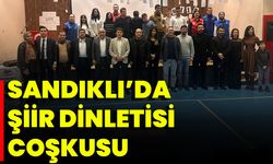 Sandıklı’da Şiir Dinletisi Coşkusu