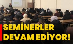 Seminerler devam ediyor!