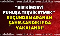 “Bir kimseyi fuhuşa teşvik etmek” suçundan aranan şahıs Sandıklı’da yakalandı!