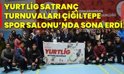 Yurt Lig satranç turnuvaları Çiğiltepe Spor Salonu’nda sona erdi!