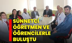 Sünnetci öğretmen ve öğrencilerle buluştu!