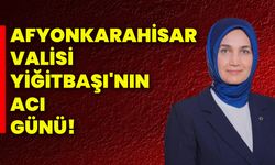 Afyonkarahisar Valisi Yiğitbaşı'nın acı günü!