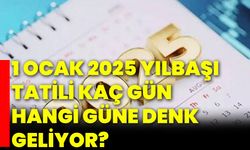 1 Ocak 2025 yılbaşı tatili kaç gün, hangi güne denk geliyor?