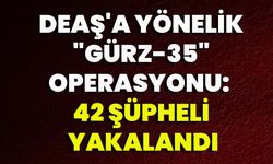 DEAŞ'a Yönelik "Gürz-35" Operasyonu:  42 Şüpheli Yakalandı