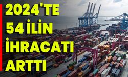 2024'te 54 ilin ihracatı arttı