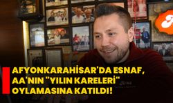 Afyonkarahisar'da esnaf, AA'nın "Yılın Kareleri" oylamasına katıldı!