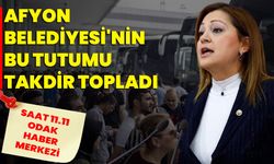 Afyon Belediyesi'nin Bu Tutumu Takdir Topladı!