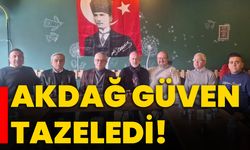 Akdağ güven tazeledi!