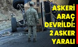 Askeri Araç Devrildi: 2 Asker Yaralı