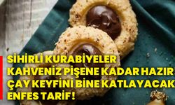 Sihirli kurabiyeler kahveniz pişene kadar hazır! Çay keyfini bine katlayacak enfes tarif!