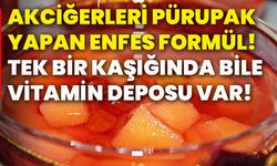 Akciğerleri pürupak yapan enfes formül! Tek bir kaşığında bile vitamin deposu var!