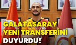 Galatasaray yeni transferini duyurdu!