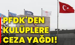 PFDK'den kulüplere ceza yağdı!