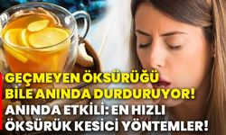 Geçmeyen öksürüğü bile anında durduruyor! Anında etkili: En hızlı öksürük kesici yöntemler!