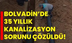 Bolvadin’de 35 Yıllık Kanalizasyon Sorunu Çözüldü!