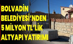 Bolvadin Belediyesi’nden 5 Milyon TL’lik Altyapı Yatırımı