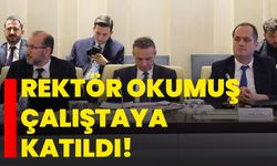 Rektör Okumuş Çalıştaya katıldı!