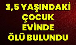 3,5 Yaşındaki Çocuk Evinde Ölü Bulundu