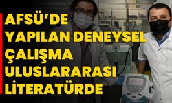 AFSÜ’de Yapılan Deneysel Çalışma Uluslararası Literatürde