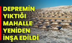 Depremin Yıktığı Mahalle Yeniden İnşa Edildi