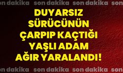 Duyarsız sürücünün çarpıp kaçtığı yaşlı adam ağır yaralandı!