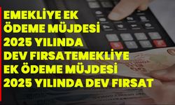 Emekliye ek ödeme müjdesi! 2025 yılında dev fırsat