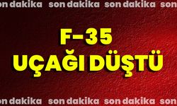 F-35 uçağı düştü