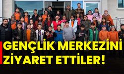 Gençlik Merkezini ziyaret ettiler!