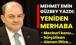 Mehmet Emin Güzbey yazdı: “Yeniden merhaba...”