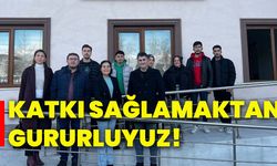 Katkı sağlamaktan gururluyuz!