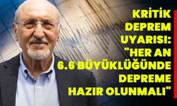 Kritik Deprem Uyarısı: "Her An 6.6 Büyüklüğünde Depreme Hazır Olunmalı"