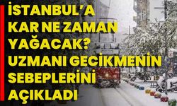 İstanbul’a Kar Ne Zaman Yağacak? Uzmanı Gecikmenin Sebeplerini Açıkladı