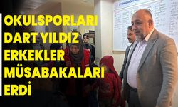 Okul Sporları Dart Yıldız Erkekler Müsabakaları Sona Erdi