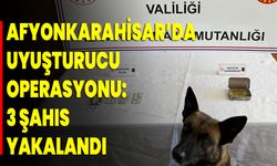 Afyonkarahisar’da Uyuşturucu Operasyonu: 3 Şahıs Yakalandı