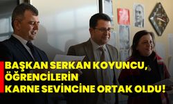 Başkan Serkan Koyuncu, Öğrencilerin Karne Sevincine Ortak Oldu!