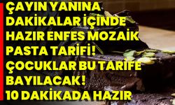 Çayın Yanına Dakikalar İçinde Hazır Enfes Mozaik Pasta Tarifi! Çocuklar Bu Tarife Bayılacak! 10 Dakikada Hazır