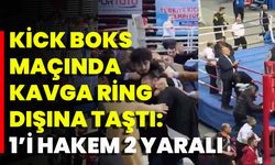 Kick Boks Maçında Kavga Ring Dışına Taştı: 1’i Hakem 2 Yaralı