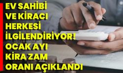 Ev Sahibi Ve Kiracı Herkesi İlgilendiriyor! Ocak Ayı Kira Zam Oranı Açıklandı