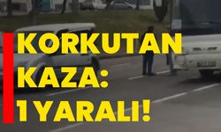 Korkutan kaza: 1 yaralı!