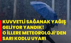 Kuvvetli sağanak yağış geliyor yandık! O illere Meteoroloji’den sarı kodlu uyarı